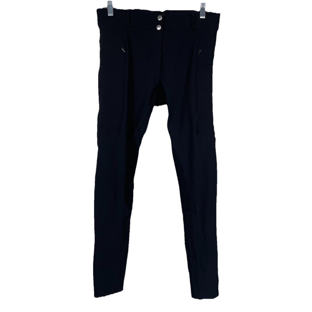 Dover Saddlery Breeches Women's Size 30 Black Knee Patch Riding Pant Horse Girl